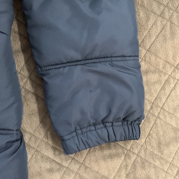 Hollister Navy Fleece Puffer Jacket size M - Picture 13 of 17